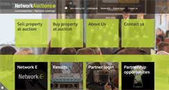 Desktop Screenshot of networkauctions.co.uk